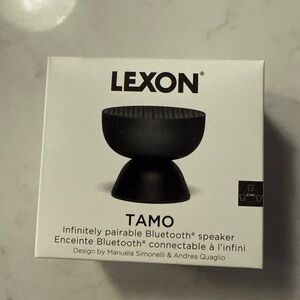 Lexon Tamo Black Bluetooth Speaker